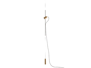 ONFA - Dimmable LED oak pendant lamp by Nomon - view 2