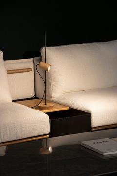 ONFA - Adjustable LED oak table lamp by Nomon - view 3