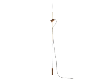 ONFA - Dimmable LED walnut pendant lamp by Nomon - view 2