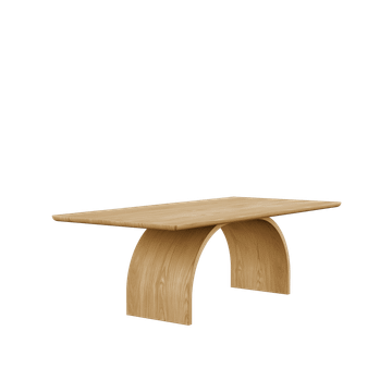 ARC Dining Table, Oak — NORD ARIN by Nordarin Prod Com