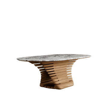 Eve Dining Table, Oak & Marble — NORD ARIN by Nordarin Prod Com