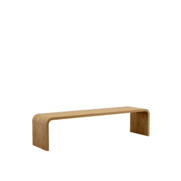 Milano Bench, Oak — NORD ARIN by Nordarin Prod Com