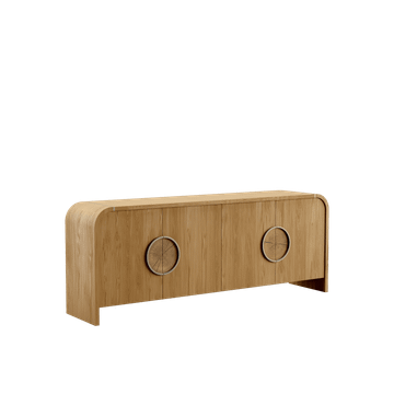 Milano Sideboard, Oak — NORD ARIN by Nordarin Prod Com