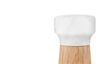 Craft Salt Mill Small Oak/White by Normann Copenhagen - view 3