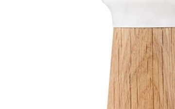 Craft Salt Mill Small Oak/White by Normann Copenhagen - view 4