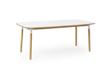 Form Table 95 x 200 cm Red/Oak by Normann Copenhagen - view 3