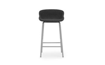 Hyg Barstool 65 cm Full Upholstery Steel Grey/Main Line Flax by Normann Copenhagen - view 3