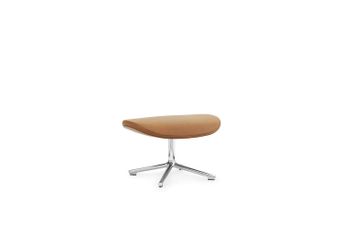 Hyg Footstool Aluminum Ultra Leather by Normann Copenhagen - view 3