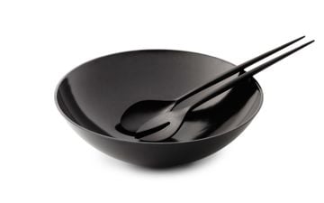 Krenit Salad Bowl Black by Normann Copenhagen - view 5