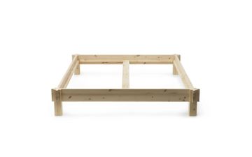 Notch Bed Frame 160 x 200 cm Pine by Normann Copenhagen - view 2