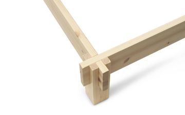 Notch Bed Frame 160 x 200 cm Pine by Normann Copenhagen - view 3