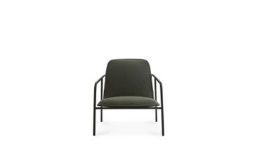 Pad Lounge Chair Low Black Steel Black/Synergy by Normann Copenhagen - view 3