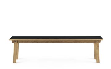 Slice Bench 38 x 160 cm Linoleum by Normann Copenhagen - view 3