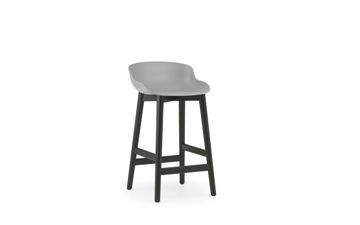 Hyg Barstool 65 cm Black oak/Grey by Normann Copenhagen