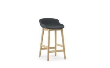 Hyg Barstool 65 cm full upholstery oak Ultra Leather by Normann Copenhagen