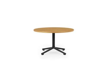 Lunar Coffee Table Black Alu H40 Ø70 cm Marble by Normann Copenhagen