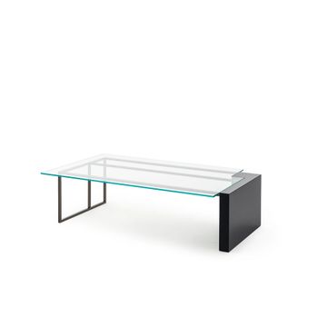 BRERA SC5046/PV - Low wood and glass coffee table by OAK