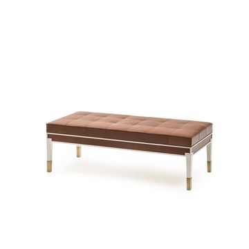 CASTELLO SC5044 - Tufted leather bench by OAK