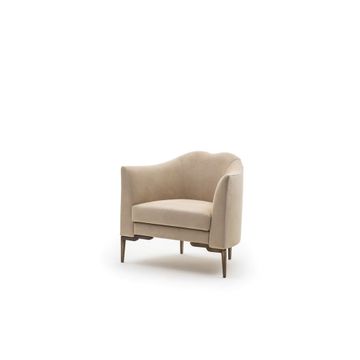 TOSCANINI SC5060 - Fabric armchair with armrests by OAK