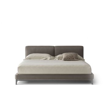 TRIBECA PM4090/180 - Fabric double bed with upholstered headboard by OAK