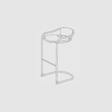 caribou bar stool by OCHRE