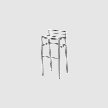 sable bar stool by OCHRE