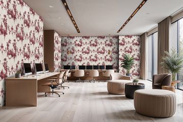 Chinese Toile Red by Officinarkitettura®