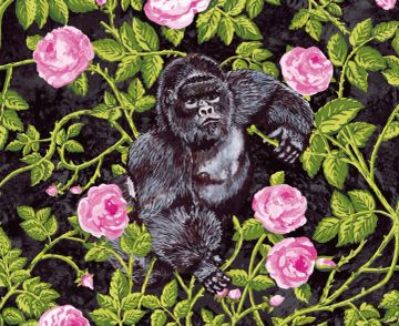 King of the Roses Black by Officinarkitettura®