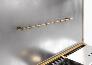 Round Hanging Rack with Sliding Hooks by Officine Gullo srl