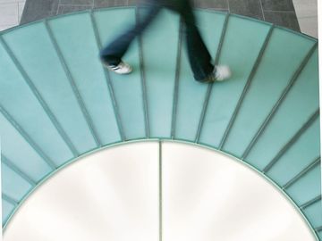 Glass stairs and floors by OKALUX - view 6