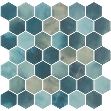 Hex XL Yadel Matte - Mosaico Vítreo de ONIX by ONIX​
