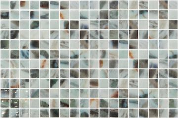 Mosaico vítreo Amazona Tonos terrosos y verdes by ONIX​