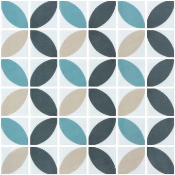 Penta Dahlia Mix Blue Matte - Mosaico Vítreo de ONIX by ONIX​