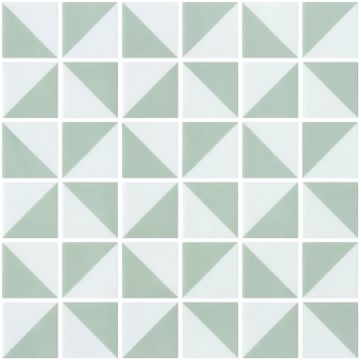Penta Origami Sage Green Matte - Mosaico Vítreo de ONIX by ONIX​