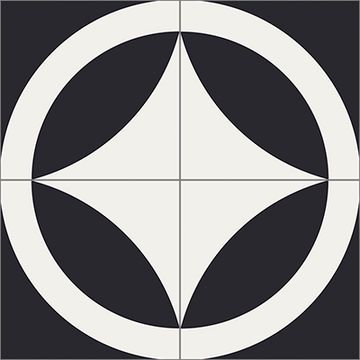 Cerchio A&B Cement Tile by Original Mission Tile