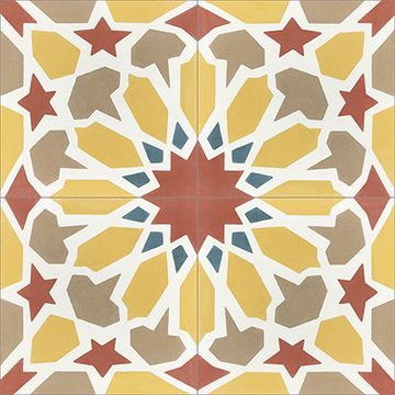 Fes Terracotta 04 Cement Tile by Original Mission Tile