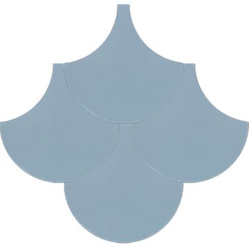 Fs-914 Sky Blue Cement Tile by Original Mission Tile
