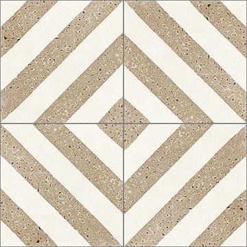Ligne Brisee Cement Tile by Original Mission Tile