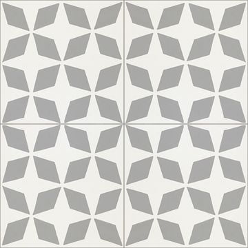 Rombos Gris 02 Cement Tile by Original Mission Tile