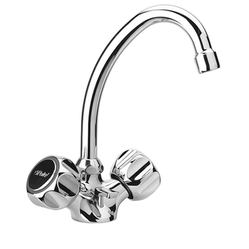 Arno Basin Mixer with Swivel Spout, 1”1/4 Pop-up Waste 37..250 by Paini spa Rubinetterie