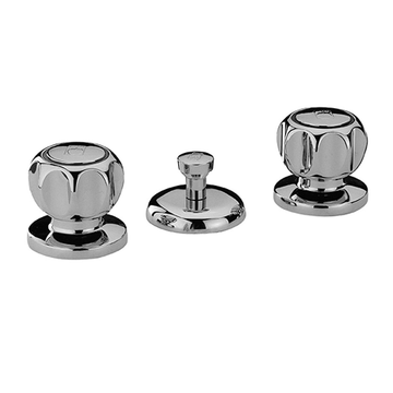 Arno 3-hole Bidet Mixer, 1”1/4 Pop-up Waste 37..306 by Paini spa Rubinetterie