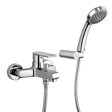 Ghibli Single Lever Bath-shower Mixer with Adjustable Shower Kit 44..105E by Paini spa Rubinetterie