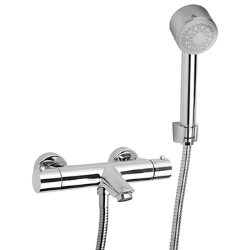 Cox Thermostatic Bath-shower Mixer with Fixed Shower Kit 78..100TH by Paini spa Rubinetterie