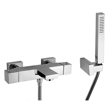 Dax R Thermostatic Bath-shower Mixer with Adjustable Shower Kit 84..105TH by Paini spa Rubinetterie