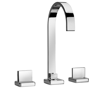 Ovo 3-hole Basin Mixer with Swivel Spout, 1”1/4 Pop-up Waste 86..214 by Paini spa Rubinetterie