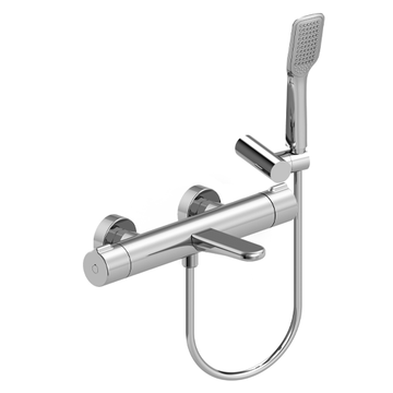 Stone Thermostatic Bath-shower Mixer with Adjustable Shower Kit 95..105TH by Paini spa Rubinetterie