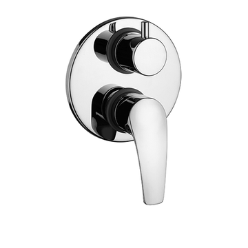 Atomix 3.0 Built-in Single-lever Bath-shower Mixer with 2-way Rotary Diverter Valve D1..6911 by Paini spa Rubinetterie