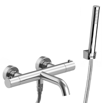 Trenta Thermostatic Bath-shower Mixer with Fixed Shower Kit T3..100TH by Paini spa Rubinetterie