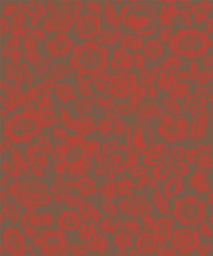 Rosa Canina - Marron Glacè Wallpaper by Paint Up