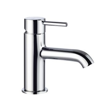 Midi Single-lever Mixer for Washbasin without Drain, with Flexible Hoses 023111 by PALAZZANI